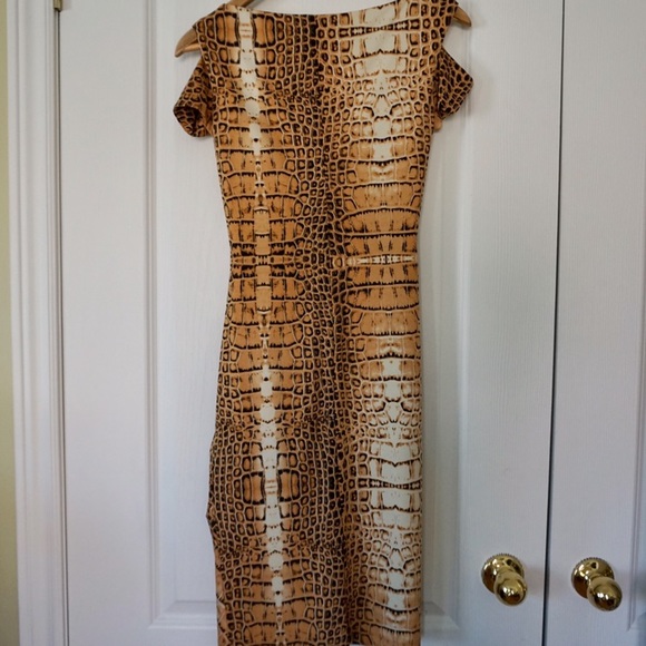 Animal print ruched dress - Picture 5 of 12